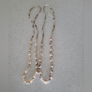 Cowrie/Dove Long Seashell Necklaces